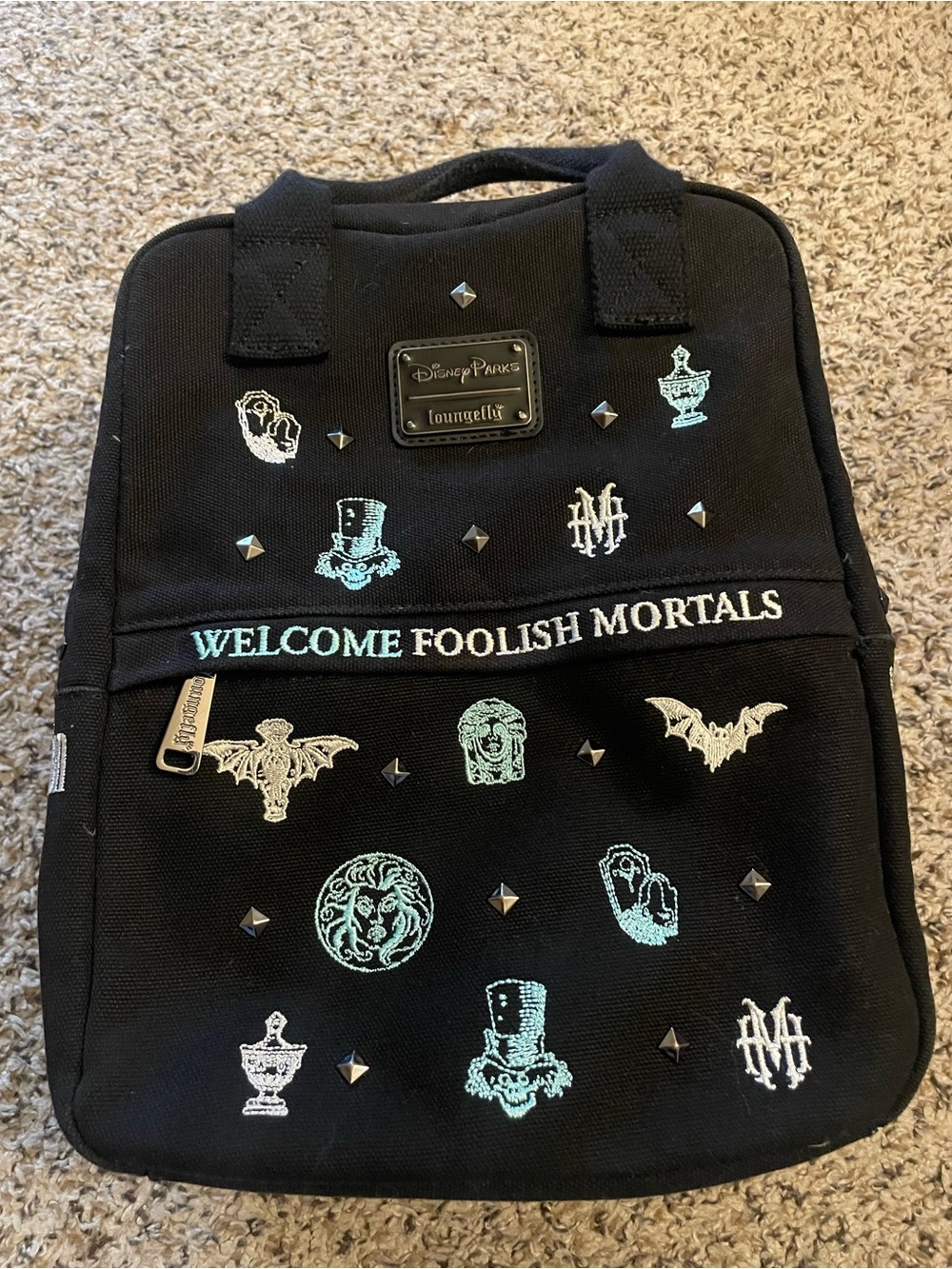 Disney Parks Loungefly Haunted Mansion Backpack